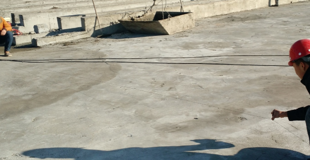 定位、彈基準線、試鋪